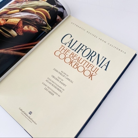 Vintage CALIFORNIA: The Beautiful Cookbook American Cuisine Coffee Table Book - Picture 7 of 13
